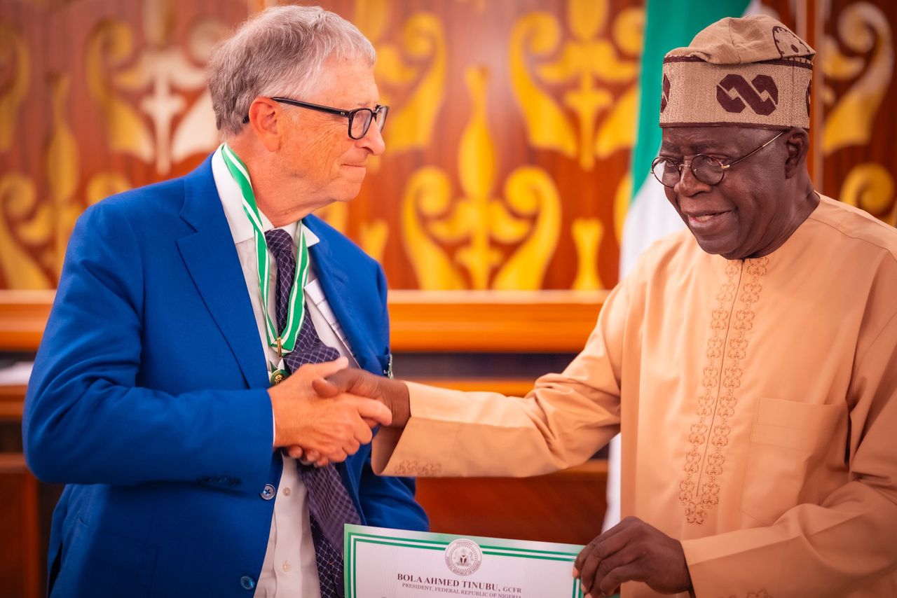 Shugaba Tinubu Ya Karrama Bill Gates da Lambar Girmamawa ta CFR Saboda Gudummawar sa ga Ci gaban Najeriya