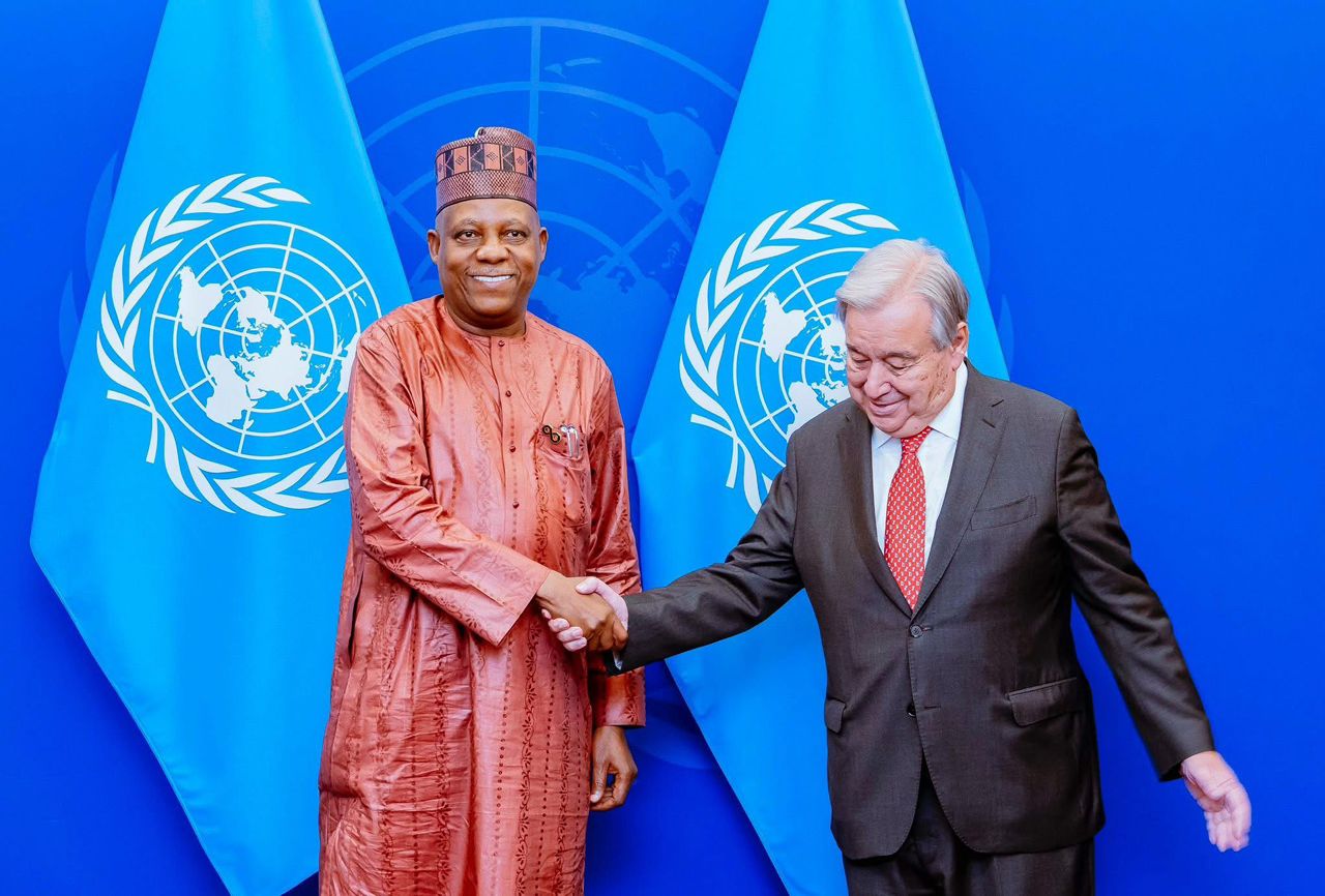 UNGA80: Shettima ya gana da Guterres tare da jaddada neman kujerar dindindin a kwamitin tsaro ma MDD